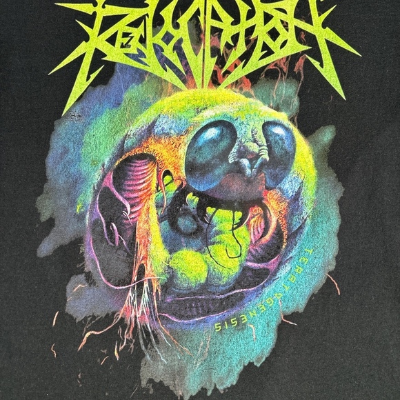2012 Revocation Death Metal Band Shirt Cannibal Corpse Cryptopsy Suffocation - Picture 1 of 4